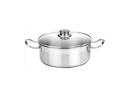 Caçarola com Tampa de Vidro BALAY 3CC0024X Aço Inoxidável 24 cm