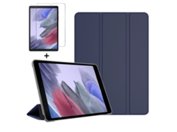 Capa Inteligente para Samsung Galaxy Tab A7 Lite 2021 SM T220 T225, Protetor de Tablet 8.7 SM T220 SM T225, Vidro Azul Marinho. Tuotuo