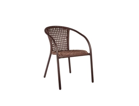 Sillon Aluminio Ratan Marron 30b Dl