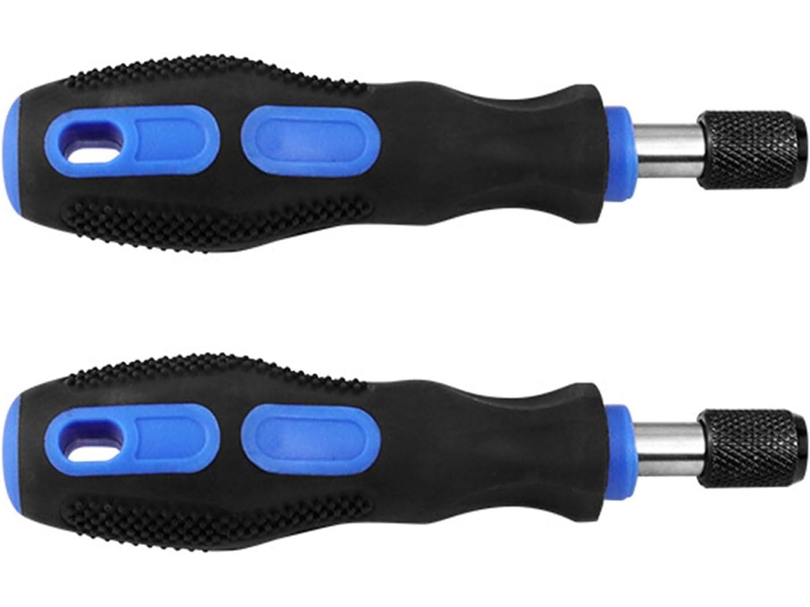 Suporte De Broca Liberação Rápida Com Encaixe Hexagonal 1 4, Extensão De 140mm E Chave Fenda 5, 5 Polegadas