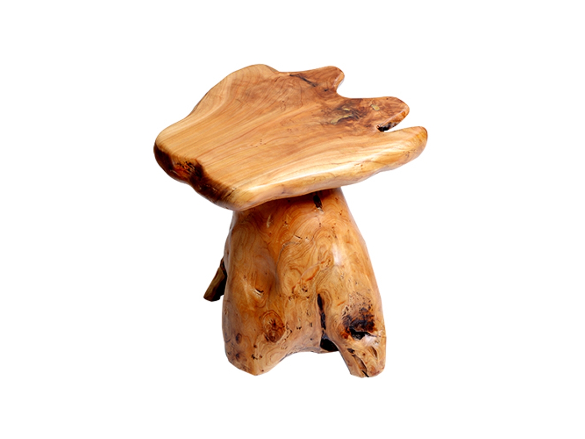 Mesa De Café/maceta Madera Abeto Forma Irregular Ziwei Store