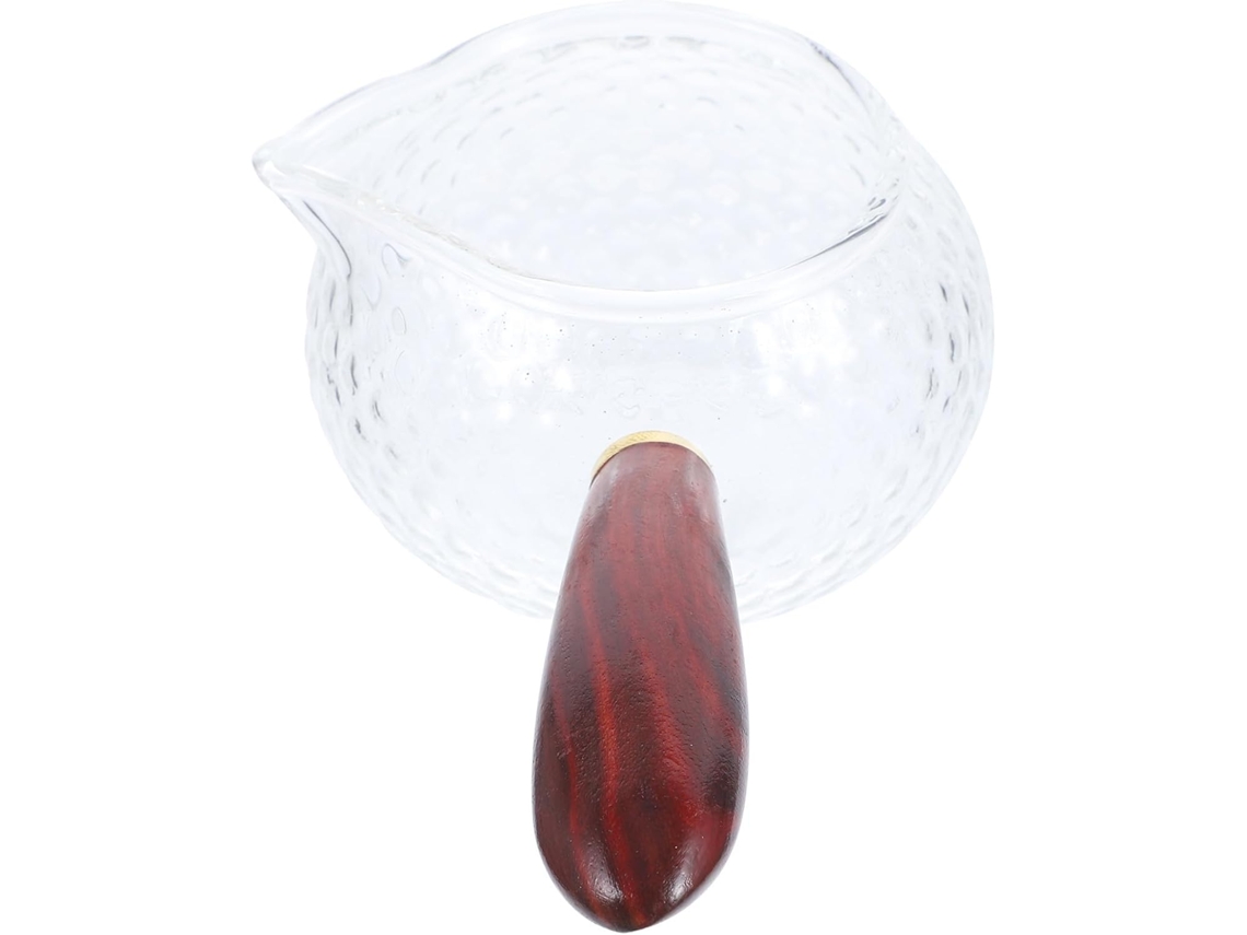 Jarra De Leite Em Vidro Transparente Com Bico Para Servir.