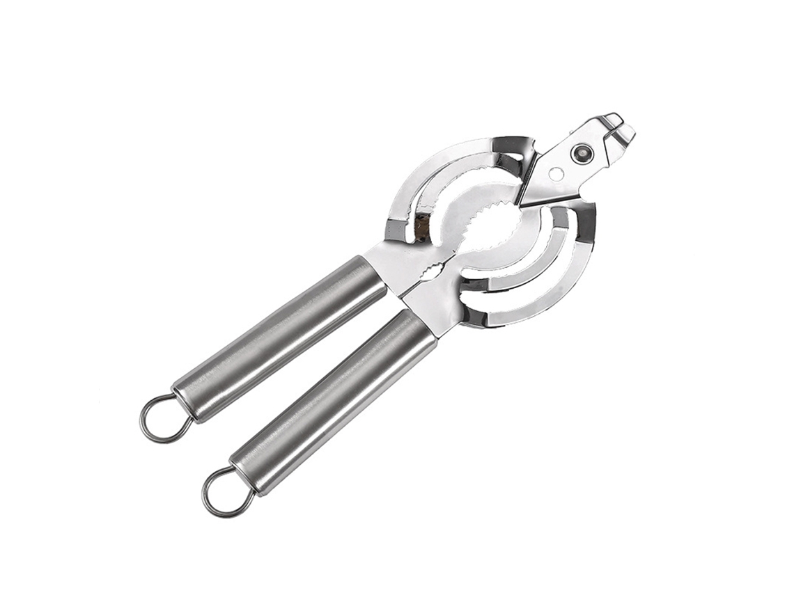 KOFIHETY Utensílio De Cozinha Multifuncional, Abridor De Latas Manual Com Design Ergonômico, Perfeito Para Vários Potes E Garrafas, Construção Em Aço Inoxidáve