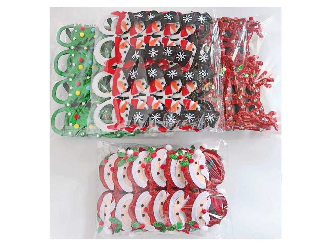 Lurelia Óculos Natalícios Canecas Presente Natal Decoradas Chifres Veado Lantejoulas