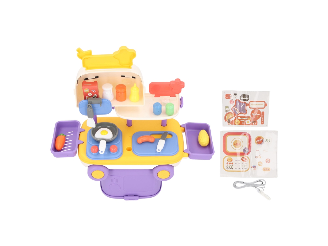 Mali conjunto de Cozinha para Bebês Acessórios Coloridos Educativo Interativo Brinquedo Infantil