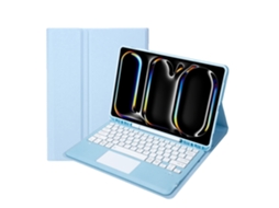 Lurelia Capa Com Teclado Bluetooth Para Ipad Air 13 2024 Em Acrílico Com Touchpad