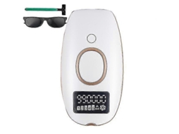 Mini Depilador Elétrico A Laser Com 990.000 Flashes - Depilador A Laser Multifuncional Ipl