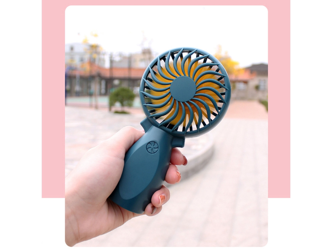 Ventilador Portátil Usb Mini Multifuncional Verde Escuro