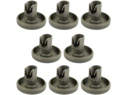 Conjunto de 8 Rodízios AQUAFORGE para Cesto Inferior de Lava louças compatível com Ikea