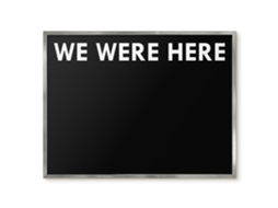 Magnetic Glass Board We Were Here For The Hall Espelharte (80x60 Cm)