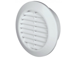 Grelha de Ventilação Redonda Branca para Porta de 70 mm de Diâmetro em Carpintaria
