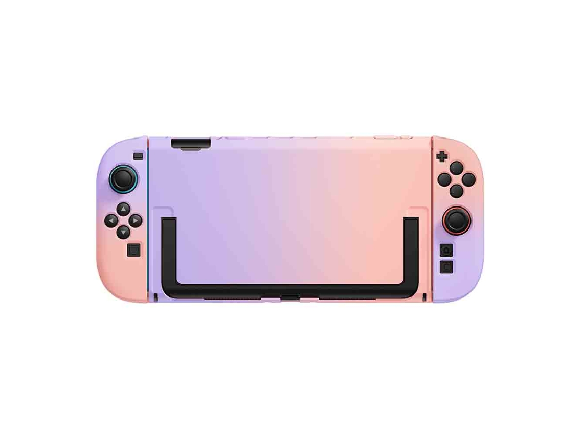 Capa Protetora Em Tpu (rosa-arroxeado) Para Console De Jogos Switch 2, Com Design Ergonômico Para Controles, Resistente A Impactos E Arranhões.