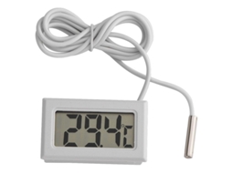 Termômetro Digital Com Lcd, Sensor Submersível 1,5m, Medidor De Temperatura Para Aquário, Incubadoras