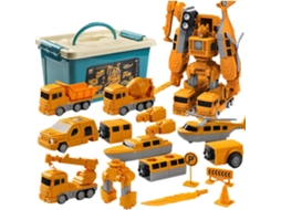 Carro De Transformação Magnética Para Technic, Brinquedo Montado Com Caixa De Armazenamento Aquaforge