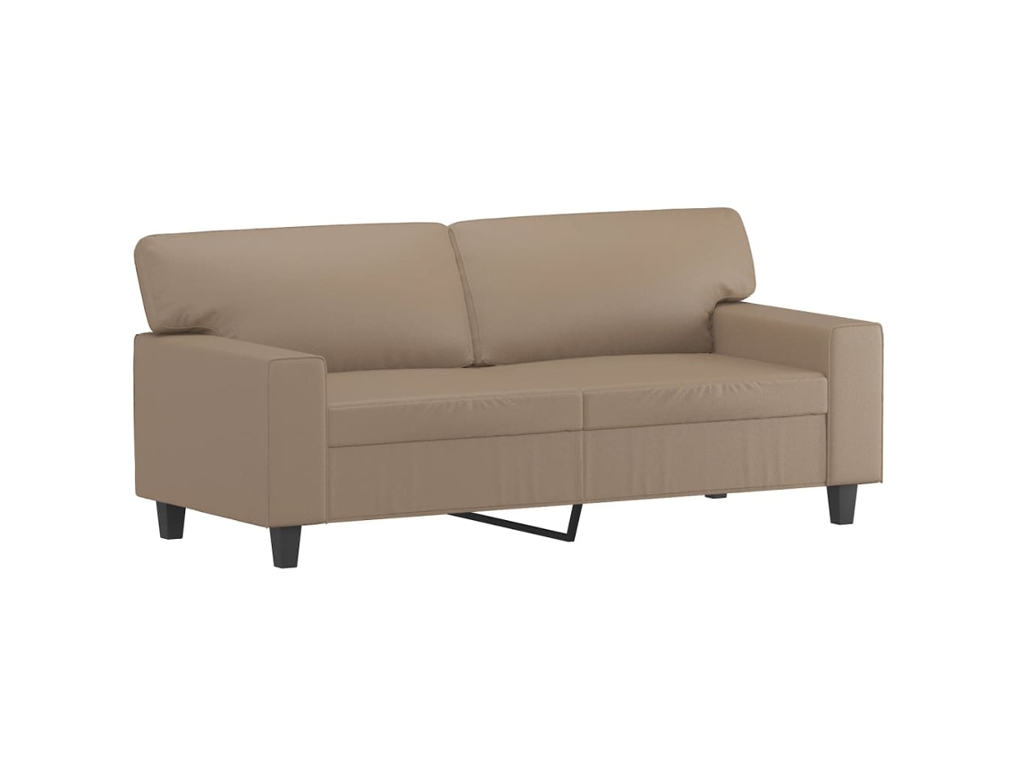 2-seater Sofa, 2-seater Sofas Vidaxl Marrom Couro Artificial (n/a)