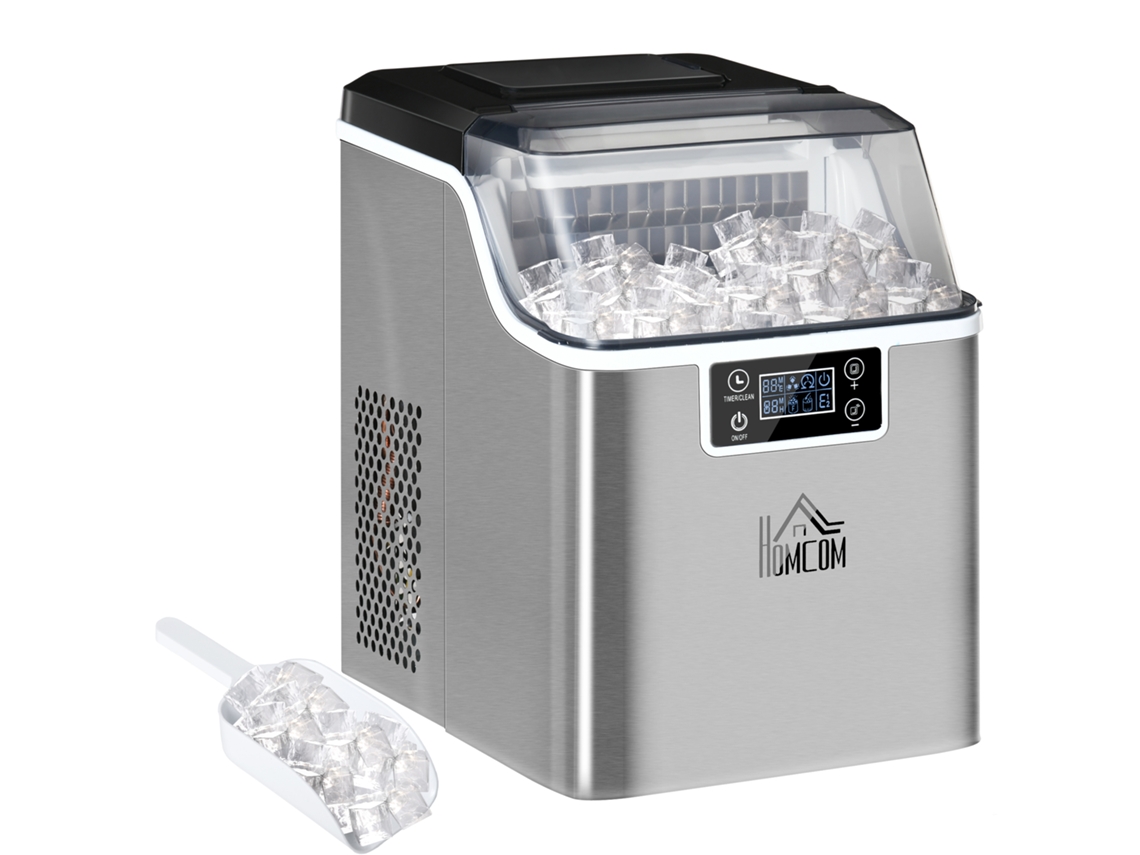 Máquina Gelo 20kg/24h, Dispensador, Reservatório 3,2l, Prata