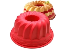 Forma Silicone Bolo Com Furo 23cm Gokoco