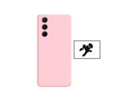 Capa para Samsung Galaxy A55 5G GIFT4ME Silicone Magnética Rosa