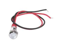 Luzes Indicadoras de Metal Led 6mm Impermeáveis