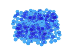 Marcadores De Bingo De Plástico Transparente, Azul, 400 Unidades Olysi Shop