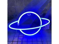 Neon Signs Luzes De Parede Decorativa, Planet Neon Led Luz Noturna Usb/bateria Para Quarto, Festas, Natal