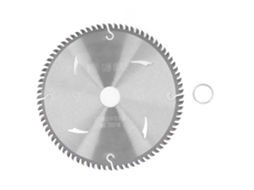 Chapa circular de metal duro de 80t com dentes alternados (para carpintaria)