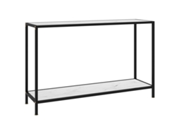 Console Table, Console Tables Vidaxl Branco Vidro (120 X 35 X 75 Cm)