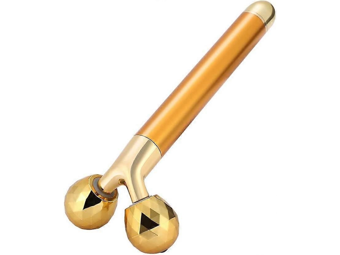 Rodillo Masajeador Facial, Facial Golden Pulse 24k GOKOCO