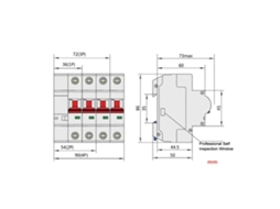 Interruptor De Circuito Inteligente Wifi Bluetooth 100a 4p