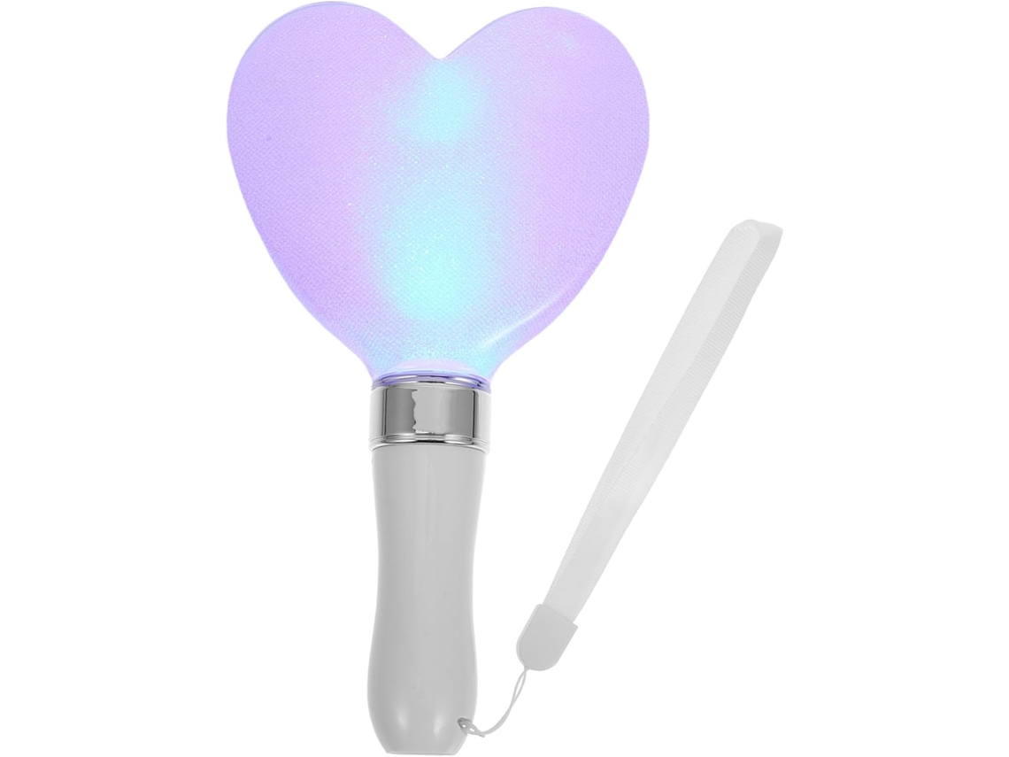 Varinha De Luz Led Em Formato De Coração, Cores Vibrantes Para Festivais E Festas, Luz Portátil E Lu Gokoco