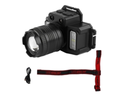 Lanterna Frontal Led 1600mah para Pesca e Hiking