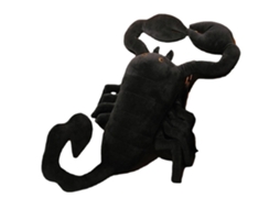 Primerox brinquedo de Pelúcia Escorpião Preto Simulado Macio Presente Natal Aniversário 45/100/120cm
