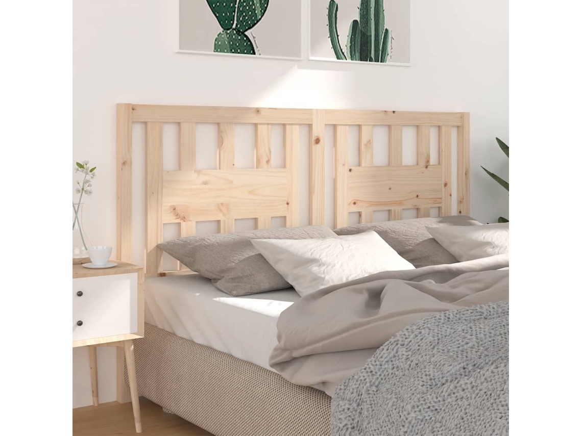 Vidaxl Cabeceira De Cama 166x4x100 Cm Pinho Maciço