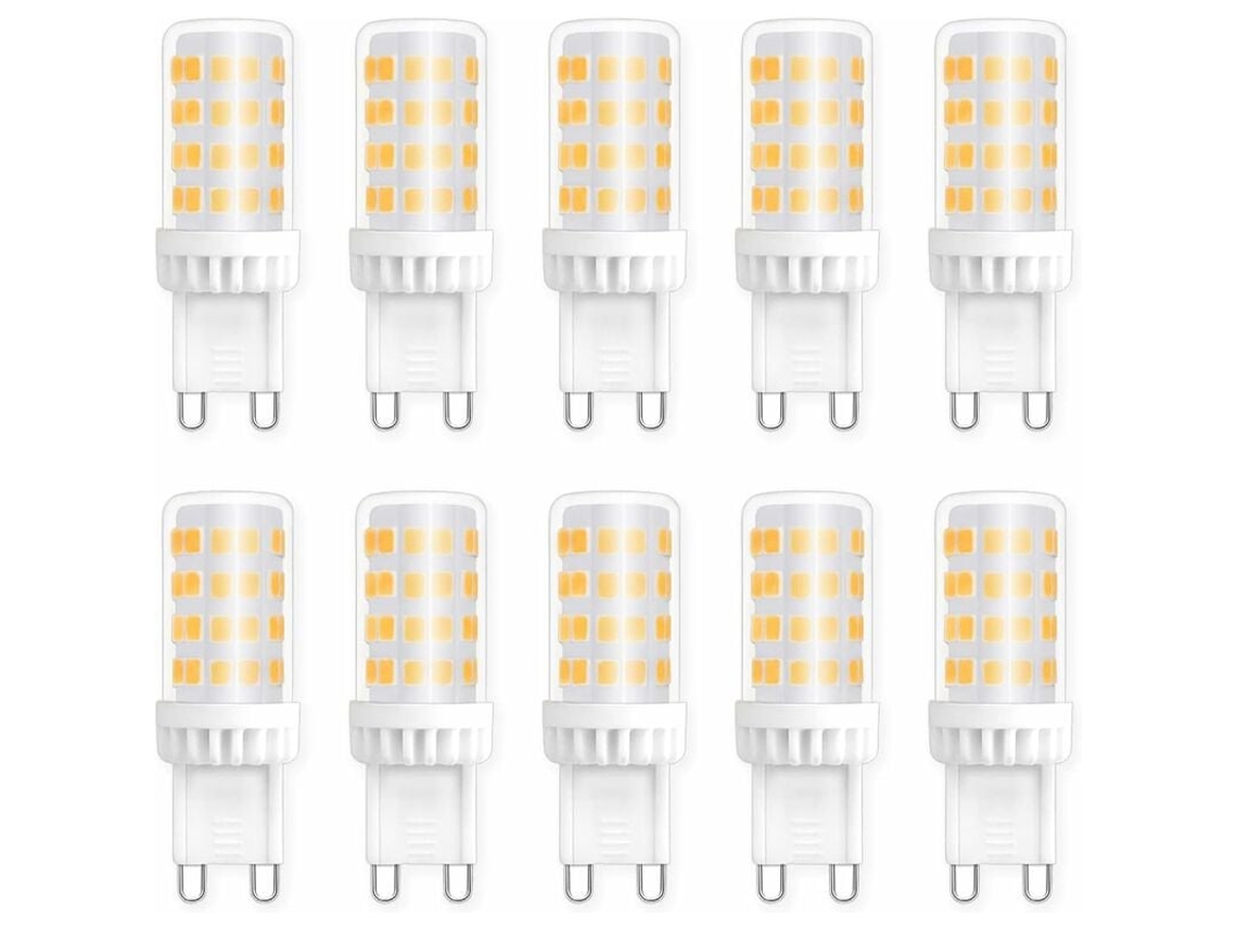 Lâmpada Led G9 Para Eficiência Energética E Economia, Iluminação Instantânea, 450 Lm, Pacote Com 10