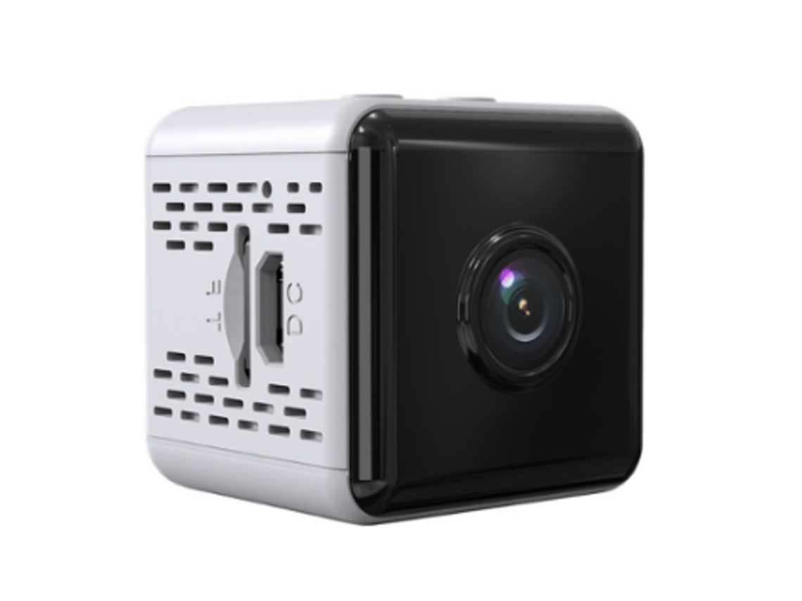 Mini Câmera Espiã Câmera Escondida Wifi para Segurança Doméstica 1080p Hd Nanny Cam com Visão Noturna e Detecção de Movimento Branco USHION