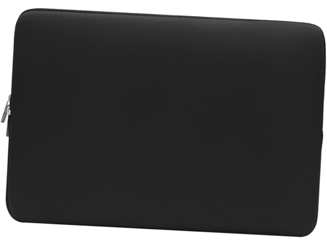 Bolsa Preta De Neoprene Para Laptops De 13 Polegadas