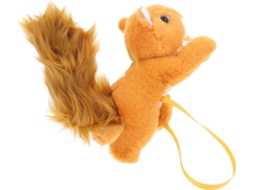 Adorável Esquilo De Pelúcia Laranja, Macio E Acolchoado, Para Suporte