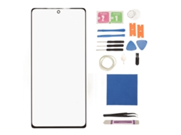Kit de Reparo de Vidro Tela Frontal Externa para Galaxy Note 20 Preto
