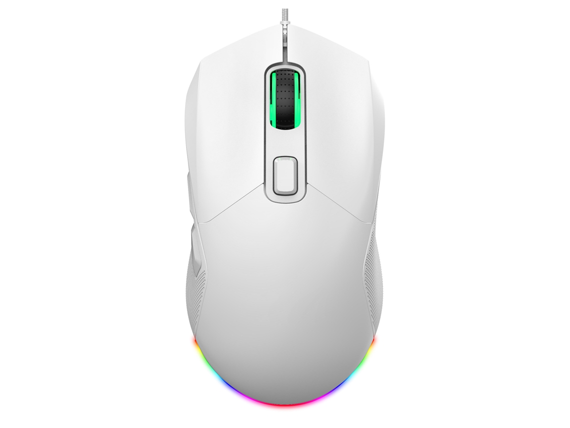Mouse Gamer LAXISCREED Rgb 7200 Dpi Branco
