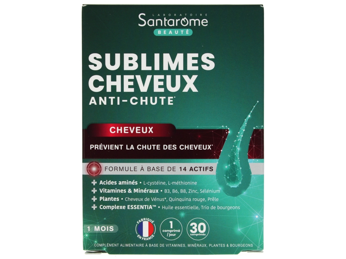 Sublimes Antiqueda de Cabelo 30 Comprimidos SANTAROME