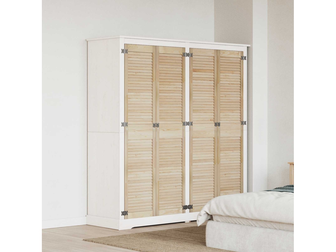 Vidaxl Porta De Armário Com Porta 4 Unid. Natural 170 X 2,1 X 39,5 Cm