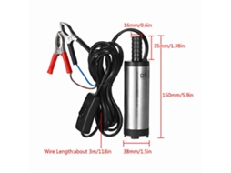 Bomba Submersível Dc 12v/24v Laxiscreed Para Transporte De Água E Diesel
