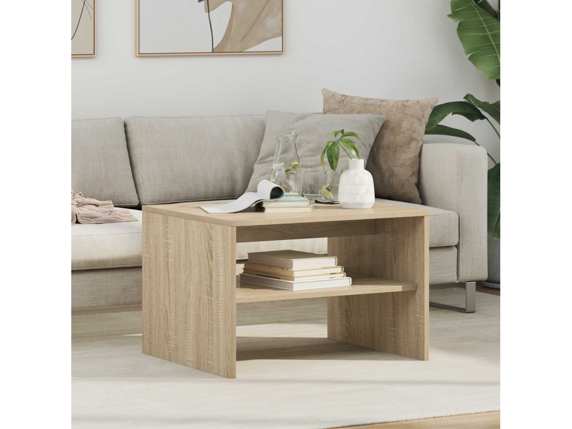 Vidaxl Mesa De Centro Carvalho Sonoma 60 X 50 X 40 Cm