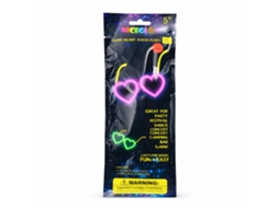Óculos Corações Glow Bk 20912 Multicores B&K