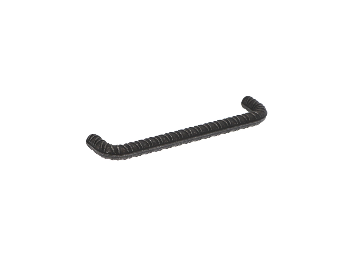 Puxador para Móveis Zamac Distância Central 128mm Ferro Preto Vintage Conjunto de 25 HARDWAREXCHANGE