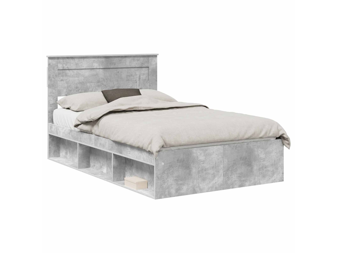 Estrutura da Cama com Cabeceira Concreto 120 X 200 Cm MAISON EXCLUSIVE