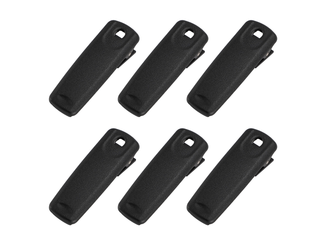 Aetheria 6pcs Pinças de Cinto para Rádio Bidirecional Profissionais Compatíveis com Standard Horizon Hx400 W Vx290 Sbr 29li