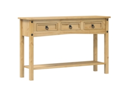 Console Table, Console Tables Vidaxl Marrom Madeira De Pinho