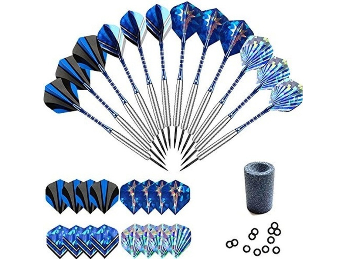 Conjunto De 12 Flechas De Ponta Macia Com 16 Penas