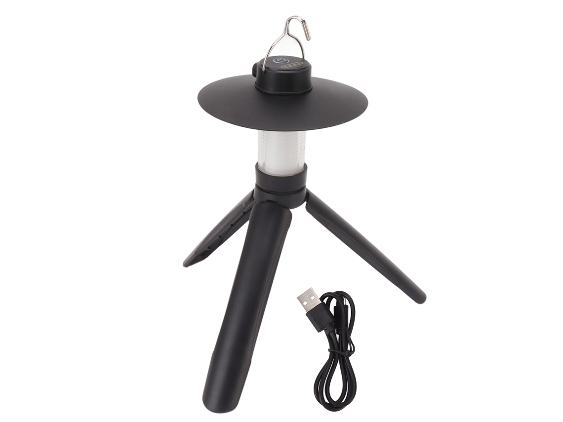 2026 lâmpada de Camping Led Recarregável com Usb, Ataque Magnético, Tripé e Suporte de Suspensão para Exteriores e Emergências